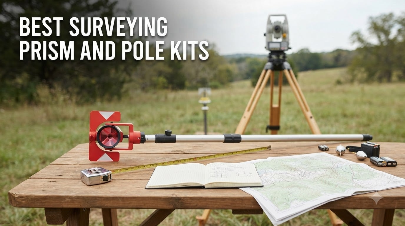 best surveying prism and pole kits