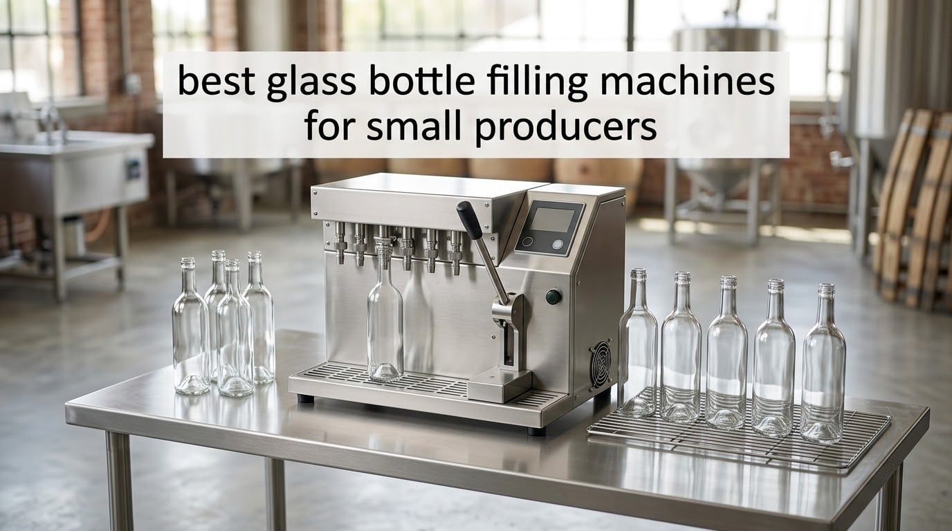 best glass bottle filling machines for small producers