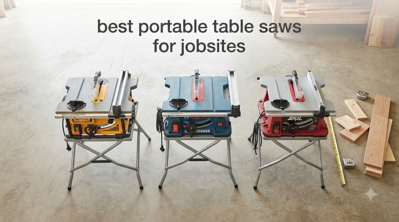 best portable table saws for jobsites