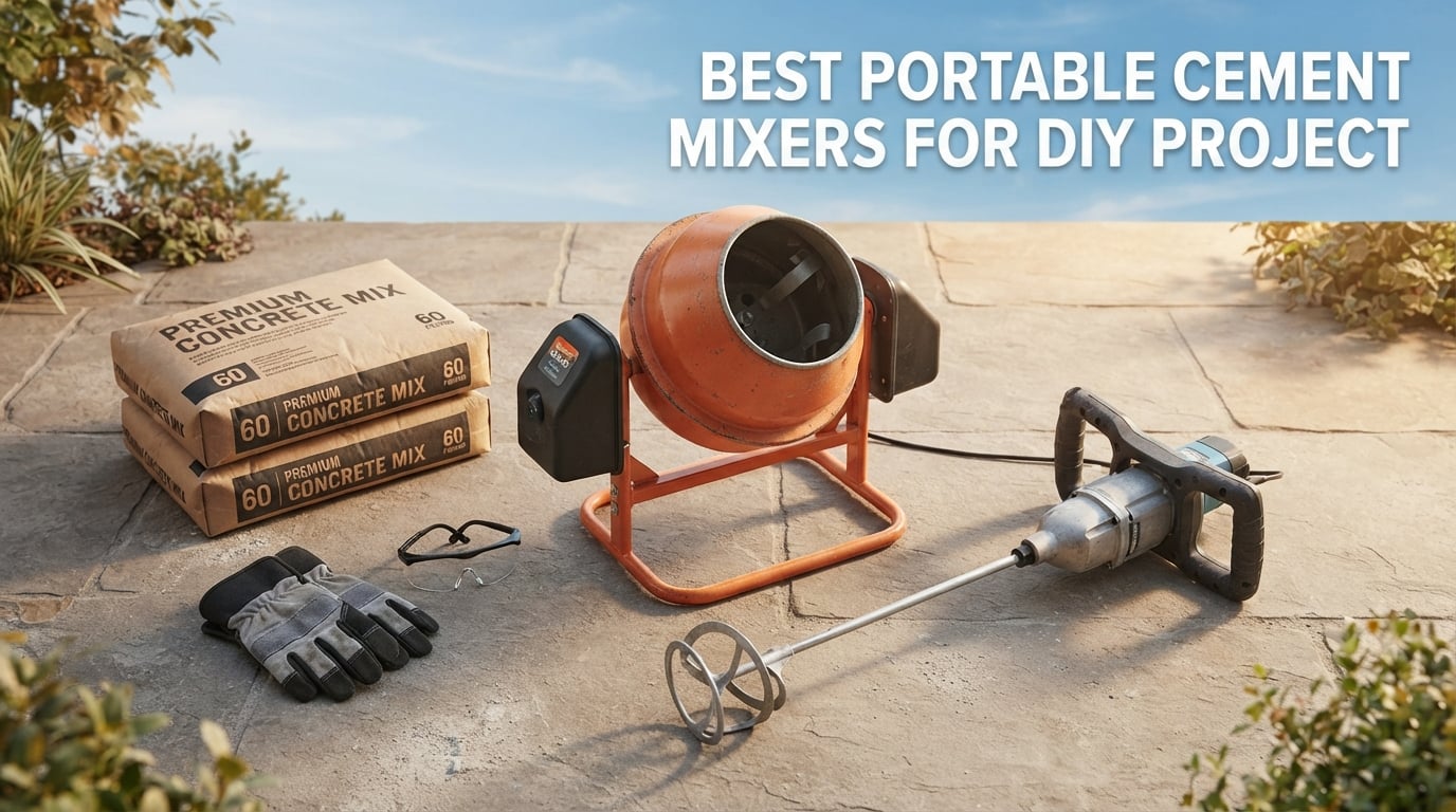 best portable cement mixers for diy project