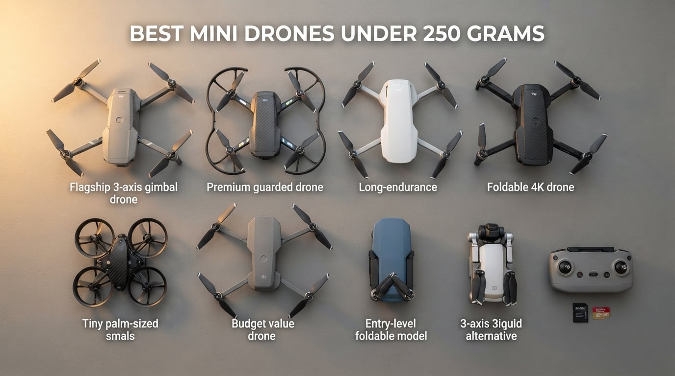 best mini drones under 250 grams
