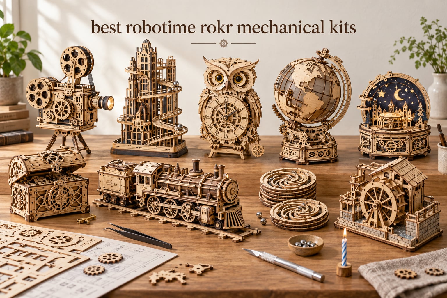 best robotime rokr mechanical kits