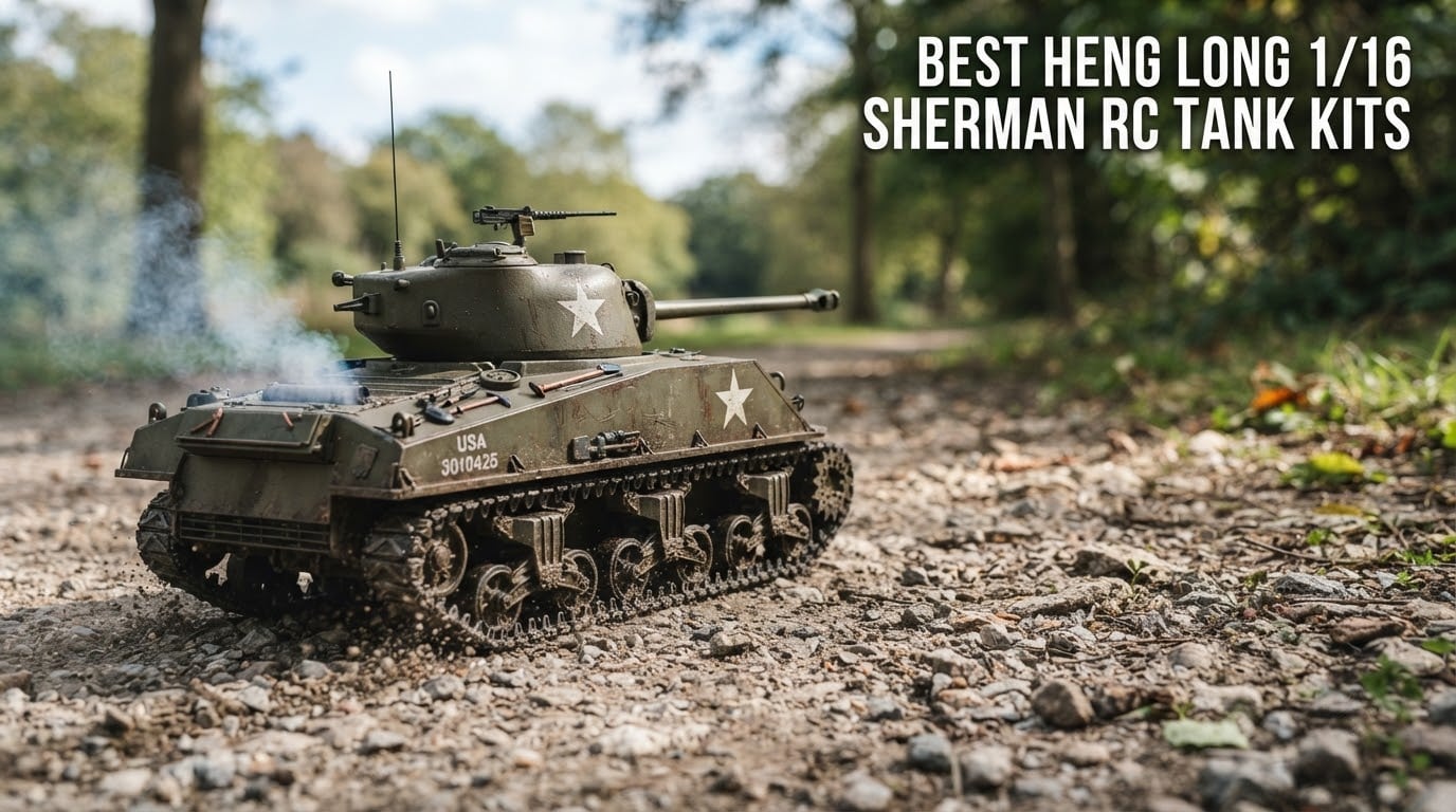 best heng long 1/16 sherman rc tank kits
