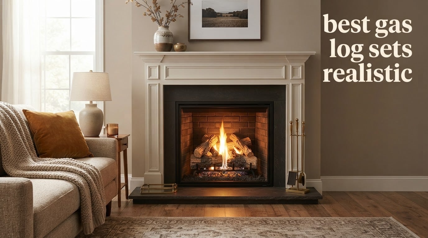 best gas log sets realistic