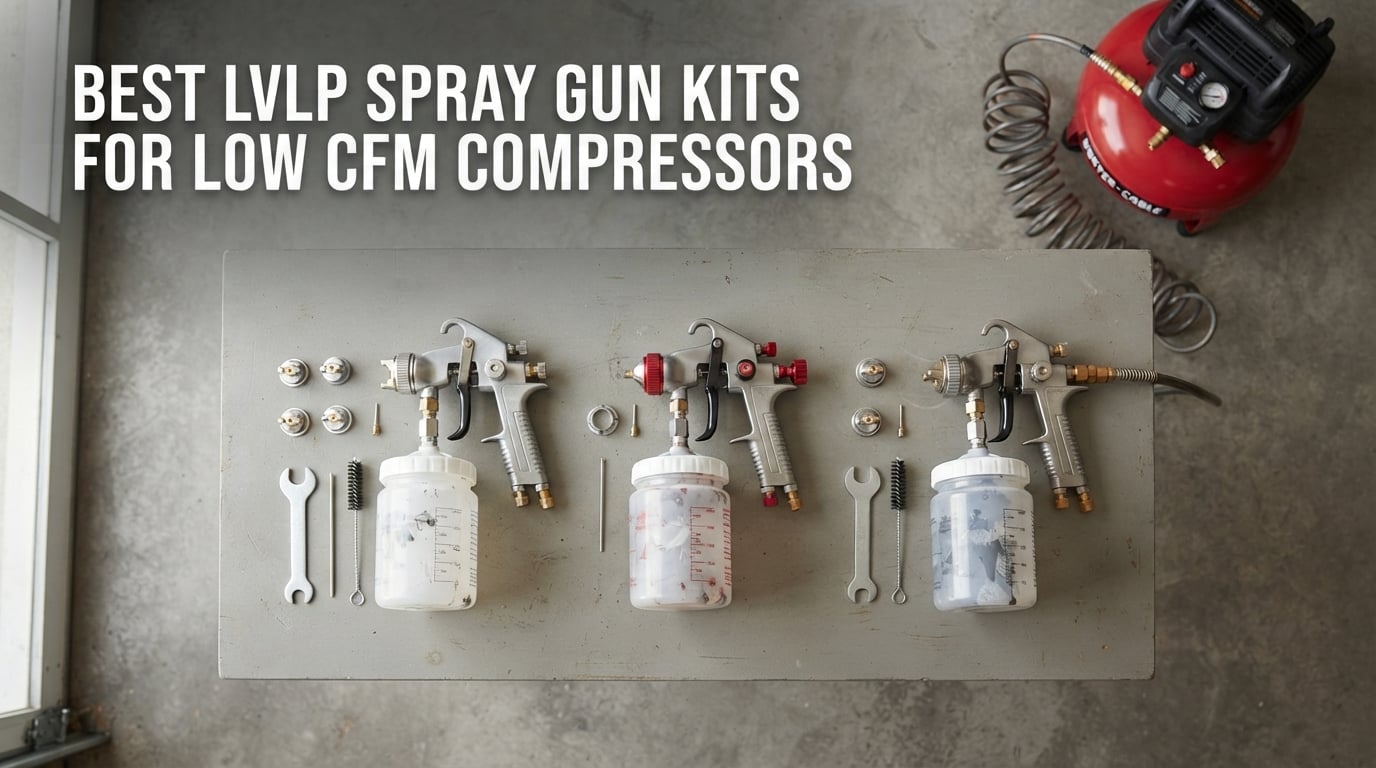 best lvlp spray gun kits for low cfm compressors