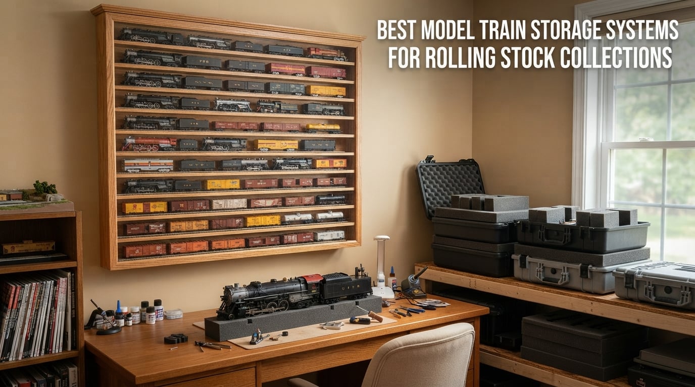 best model train storage systems for rolling stock collections