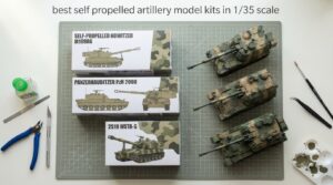 best self propelled artillery model kits in 1/35 scale