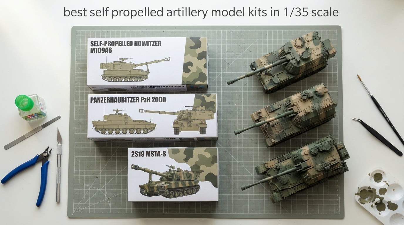 best self propelled artillery model kits in 1/35 scale