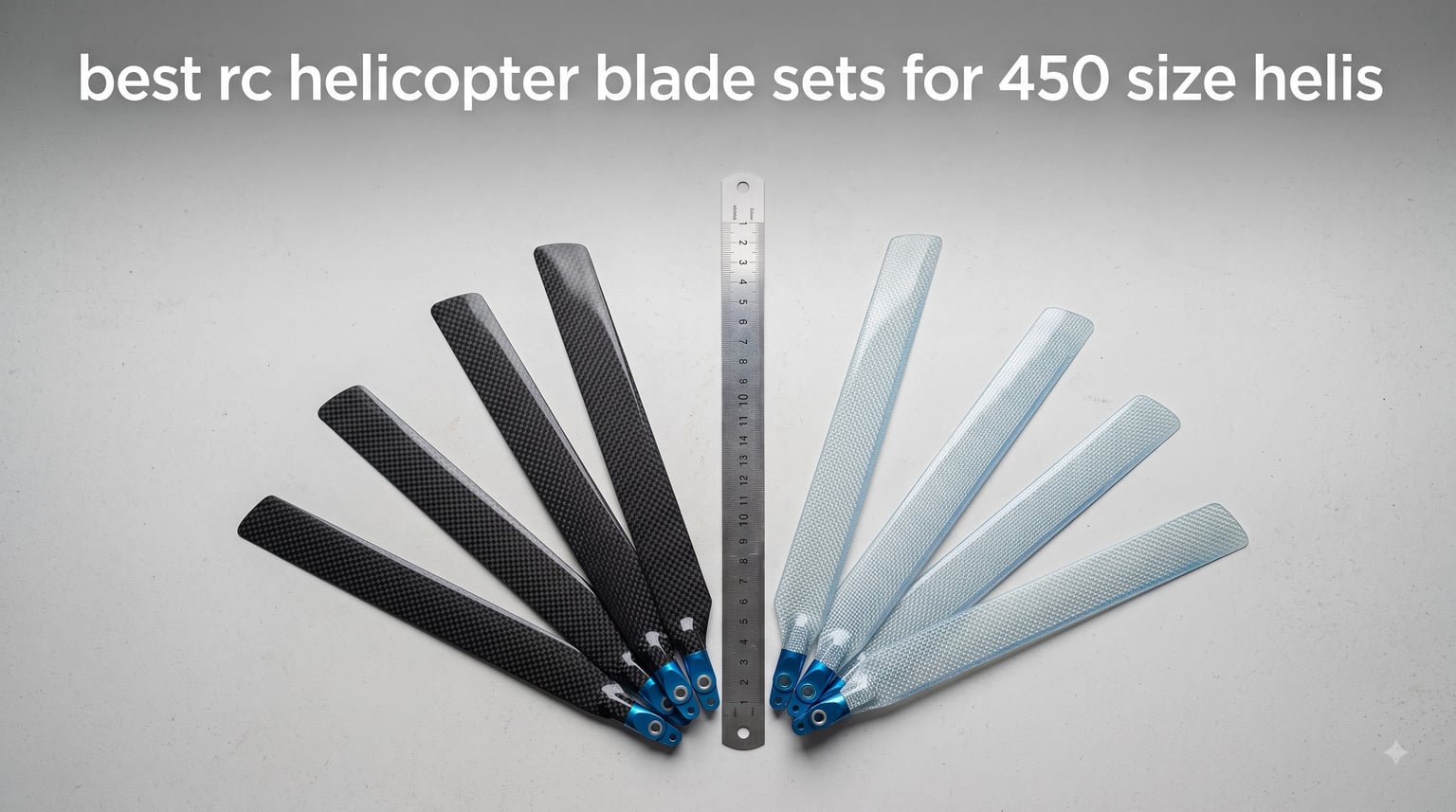 best rc helicopter blade sets for 450 size helis