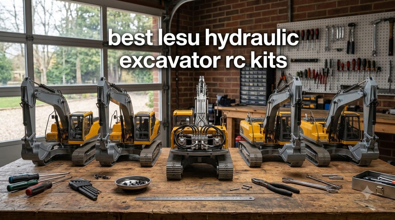 best lesu hydraulic excavator rc kits