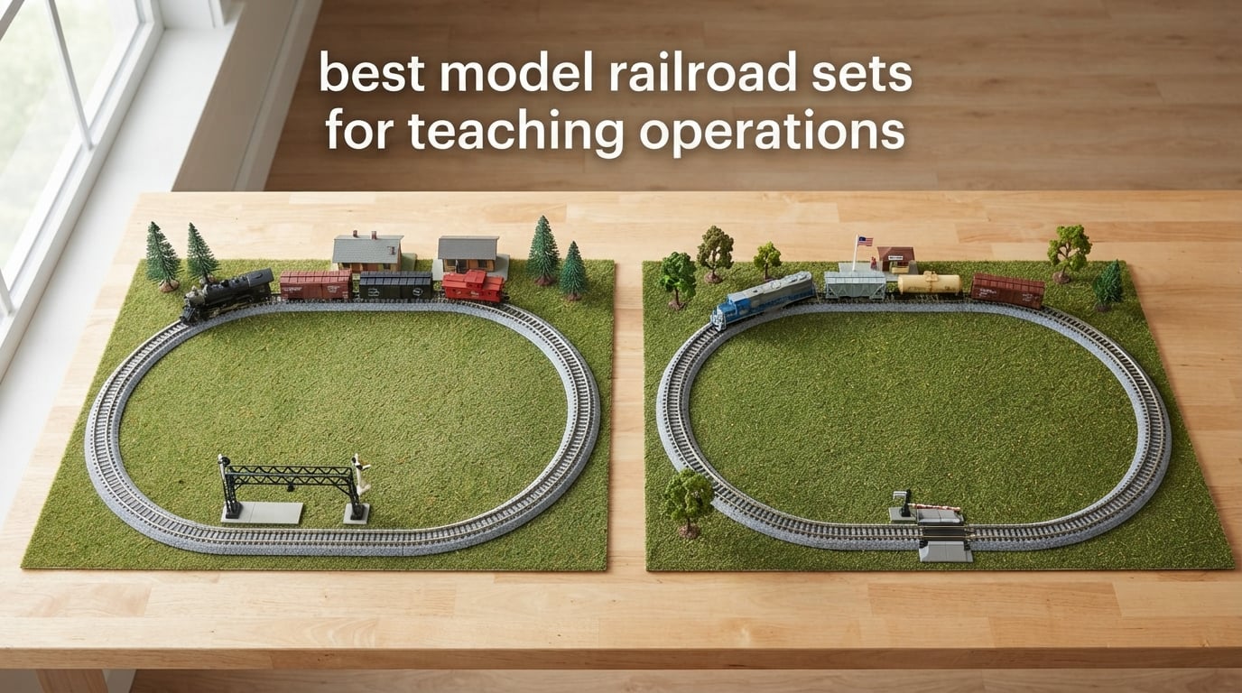 best model railroad sets for teaching operations
