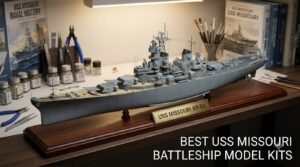 best uss missouri battleship model kits