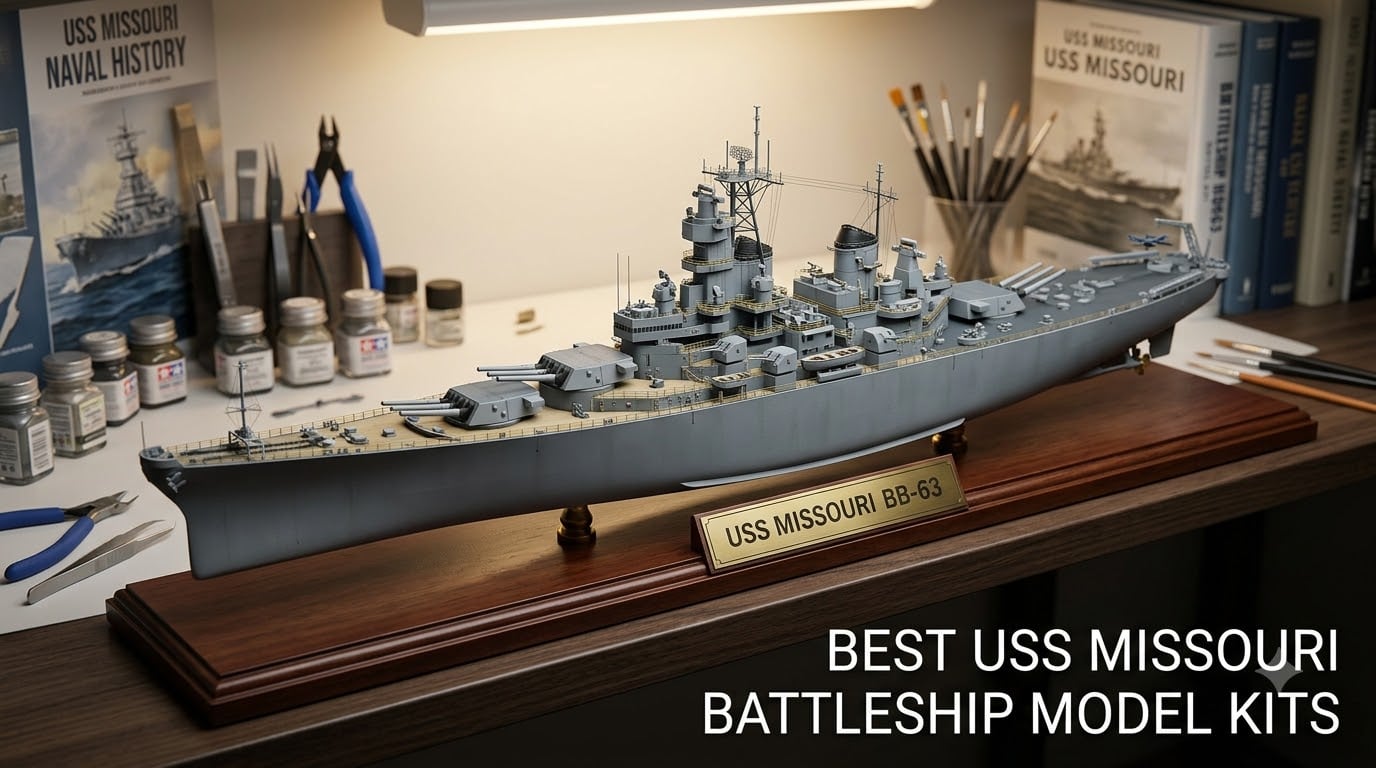 best uss missouri battleship model kits