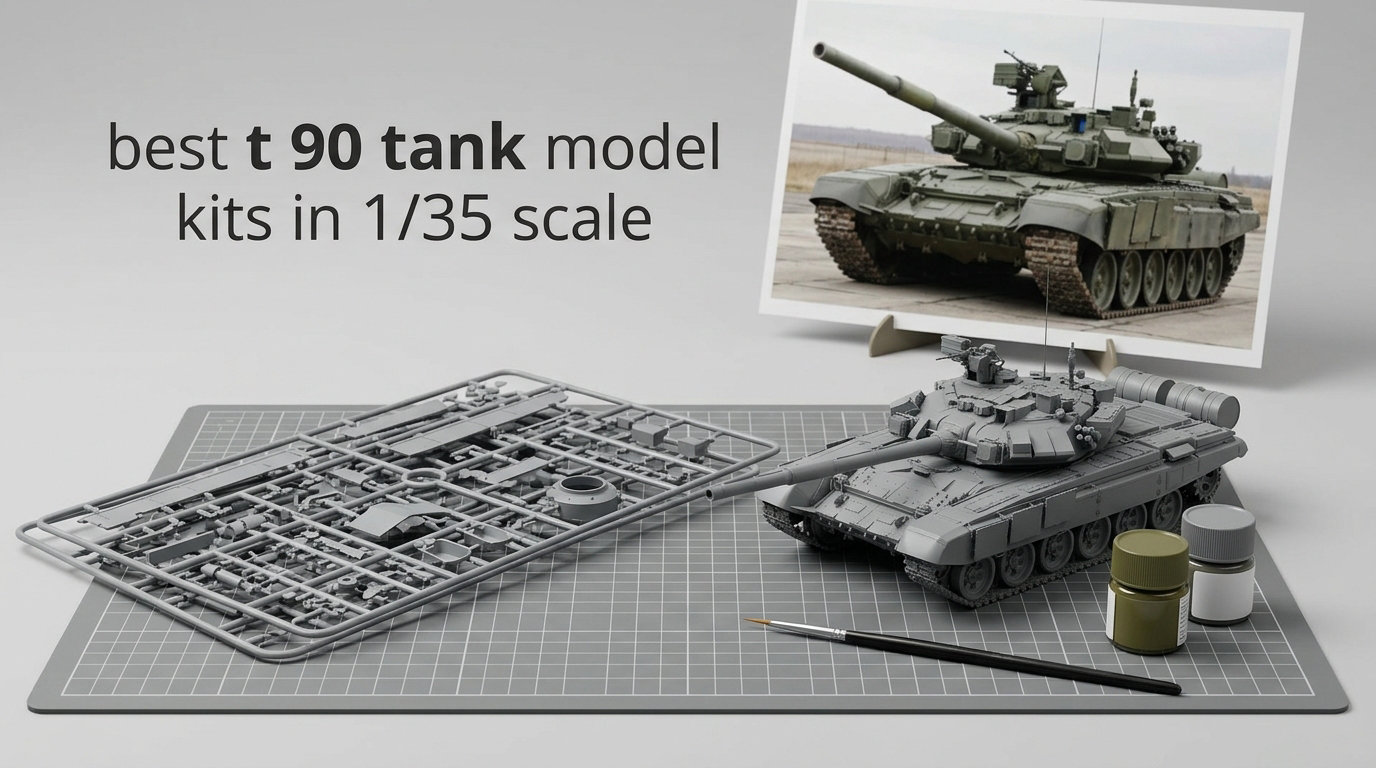 best t 90 tank model kits in 1/35 scale