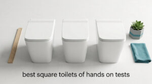 best square toilets of hands on tests