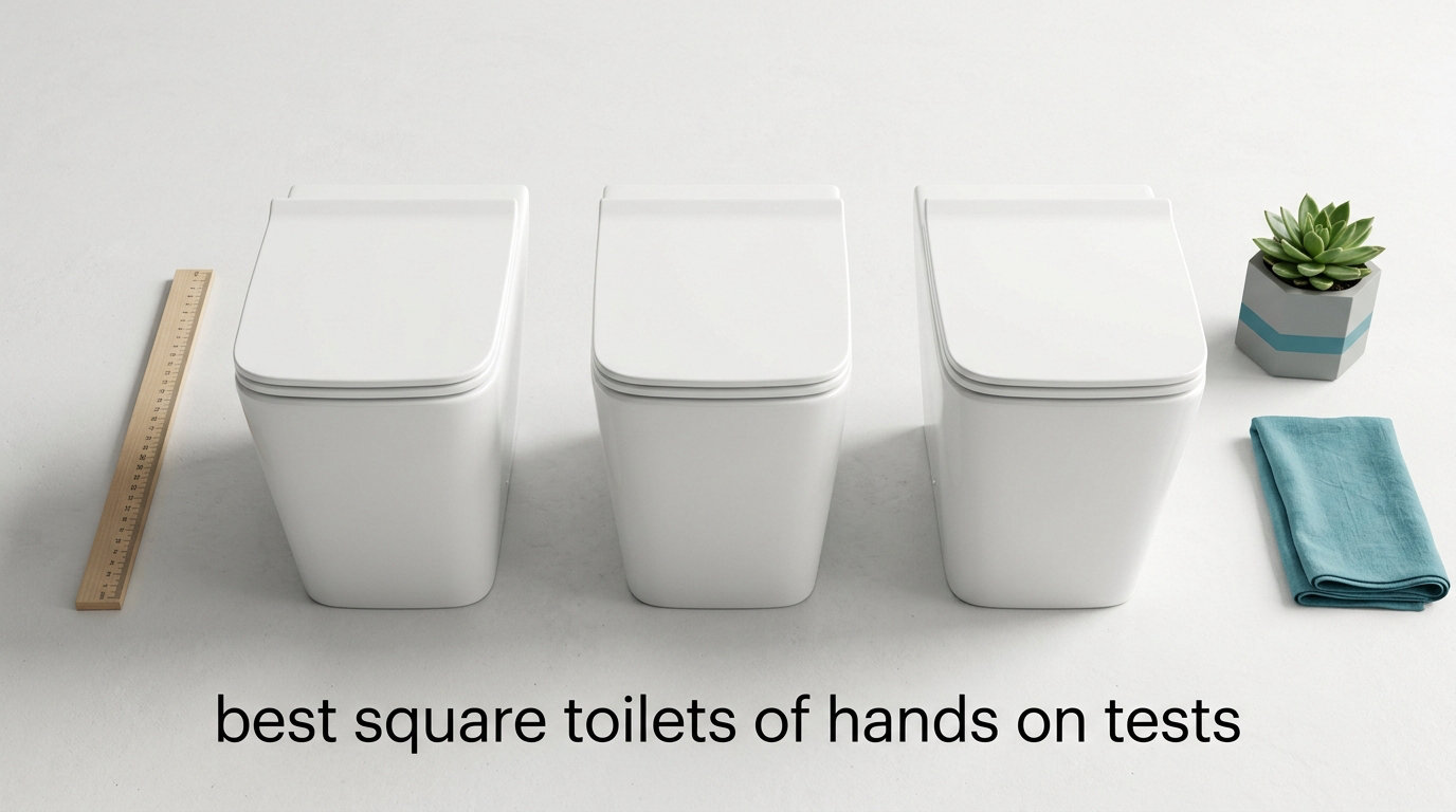 best square toilets of hands on tests