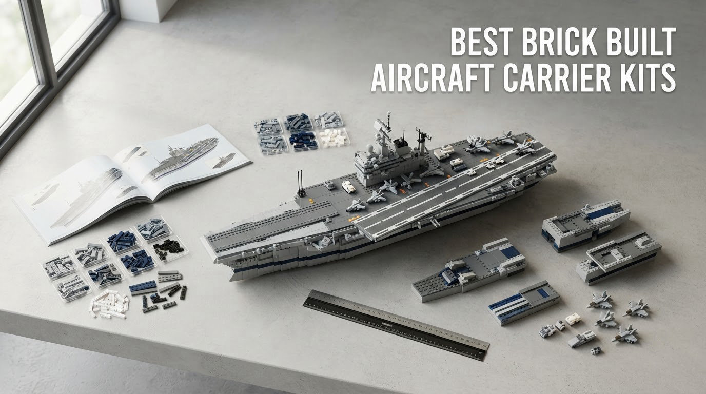 best brick built aircraft carrier kits