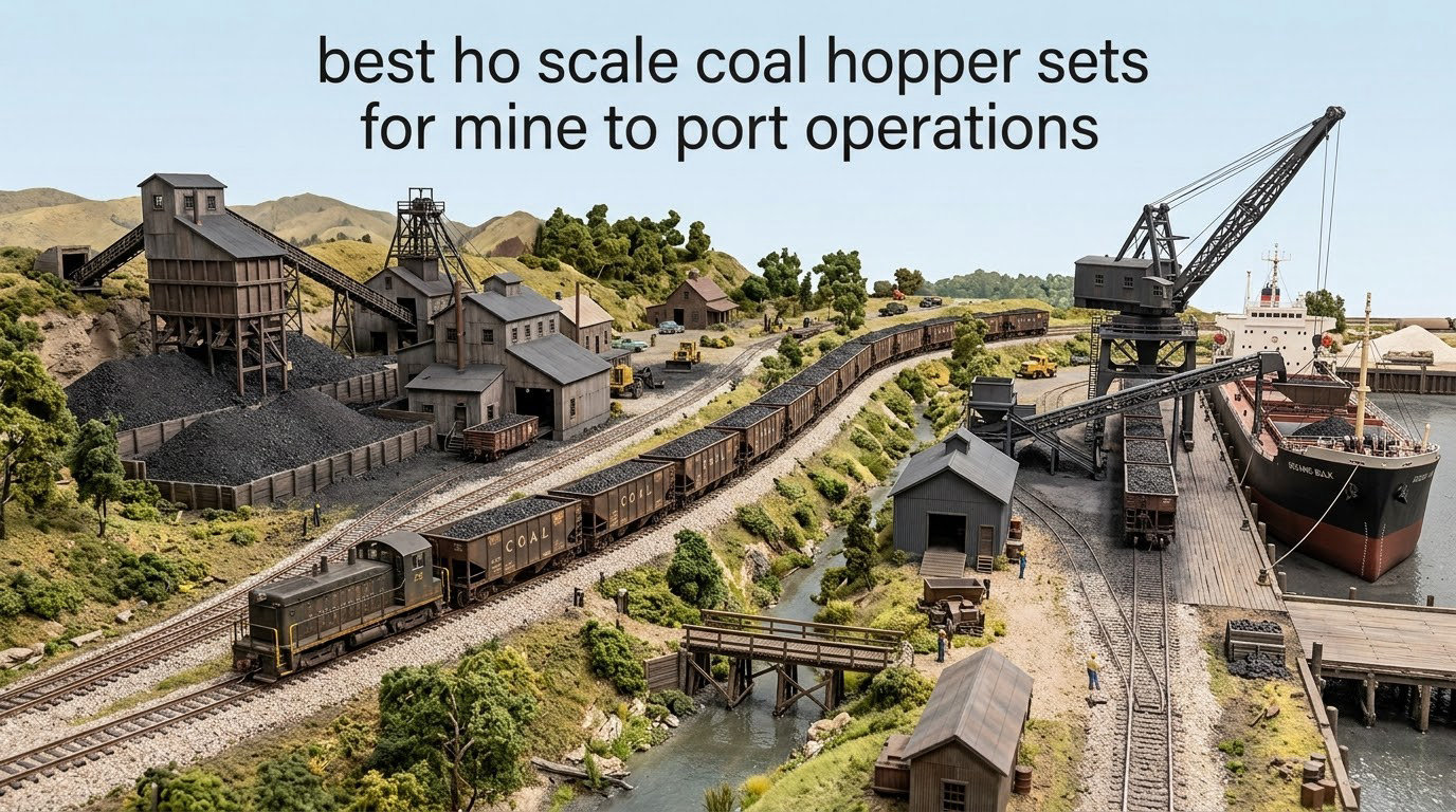 best ho scale coal hopper sets for mine to port operations