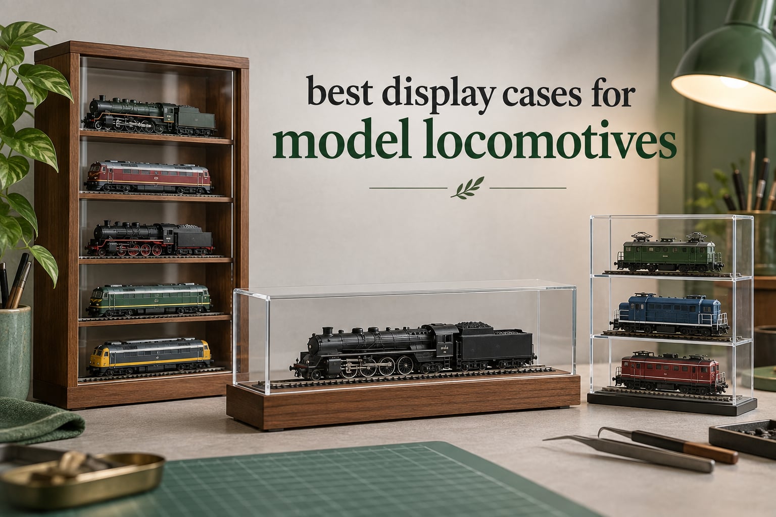 best display cases for model locomotives