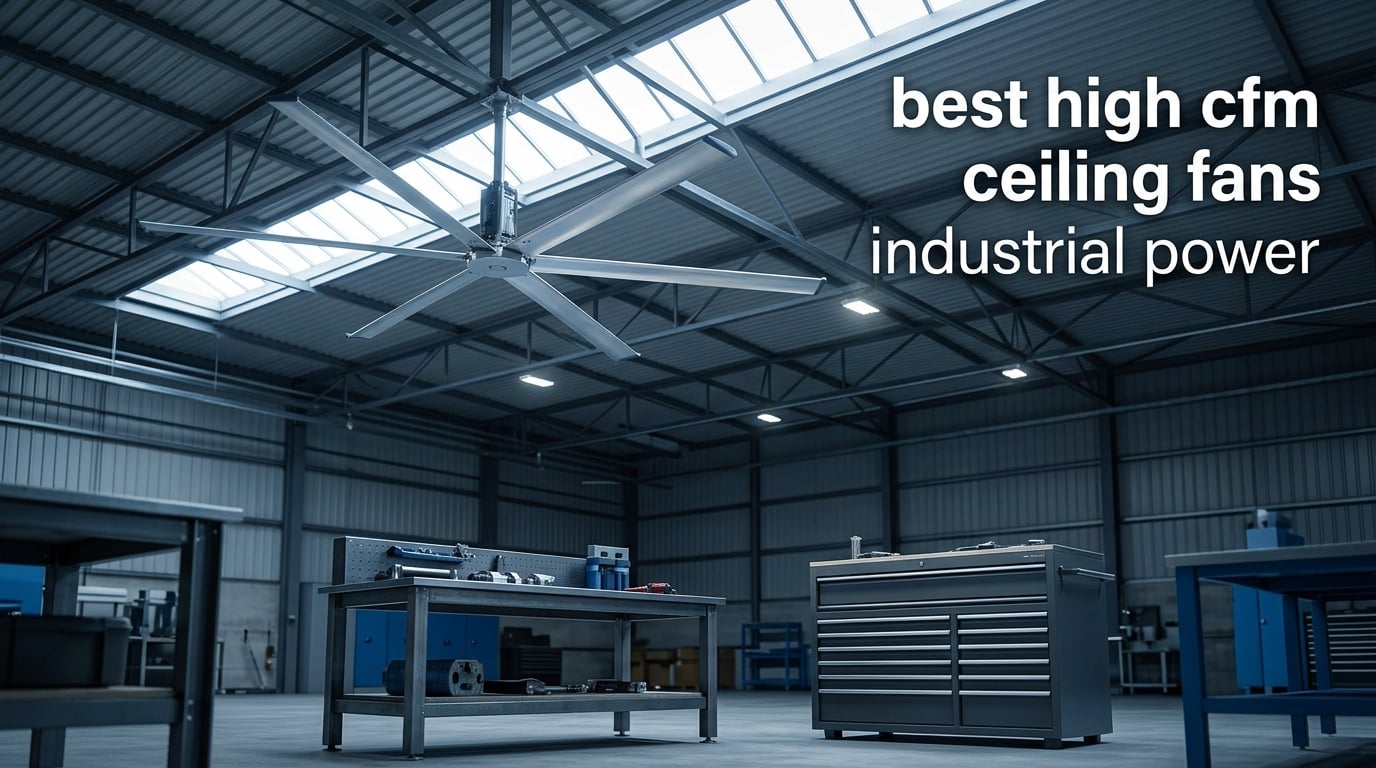 best high cfm ceiling fans industrial power