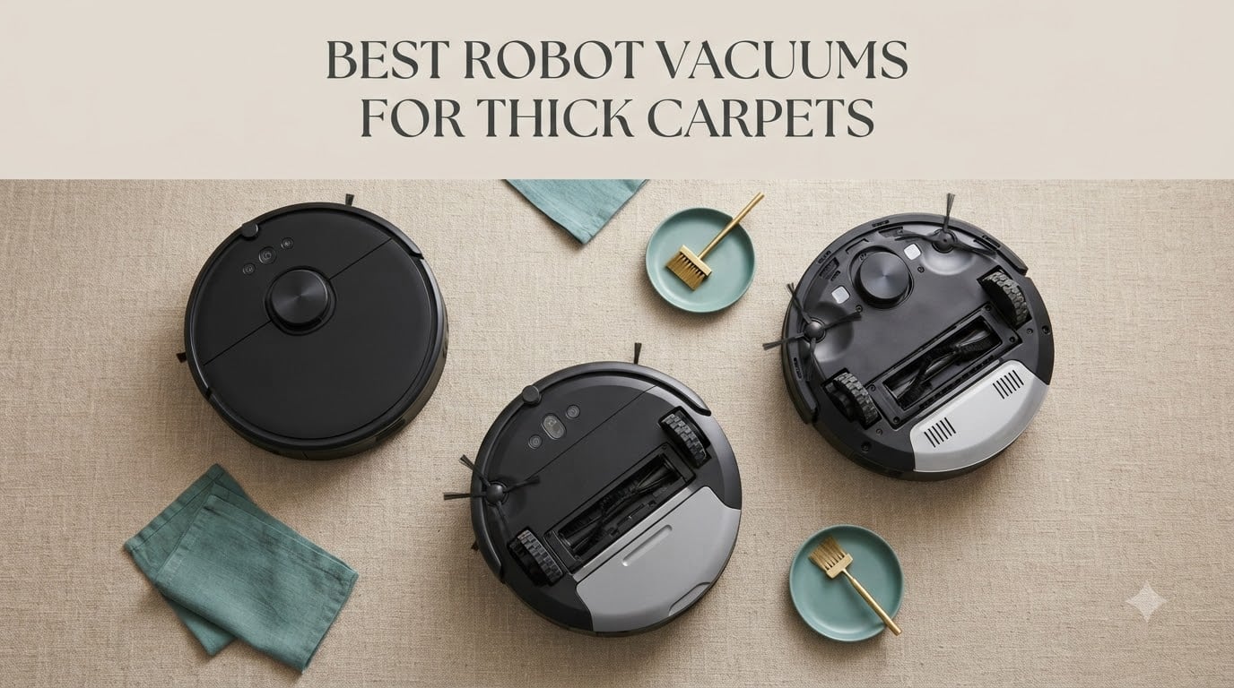 best robot vacuums for thick carpets