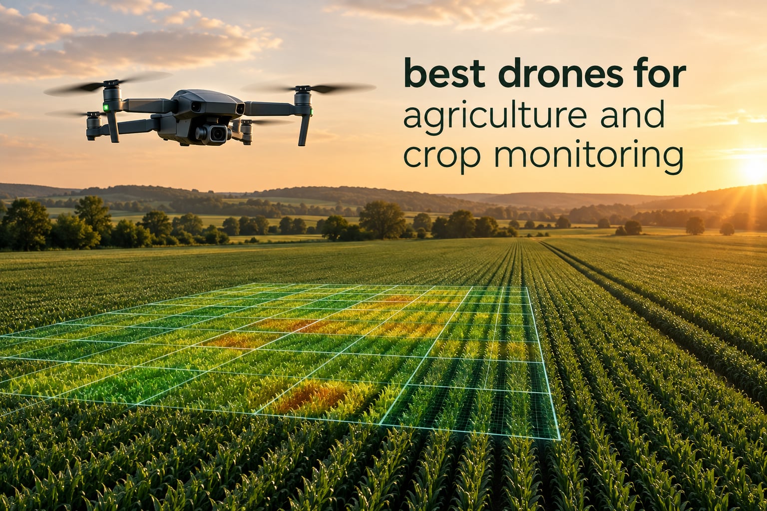 best drones for agriculture and crop monitoring
