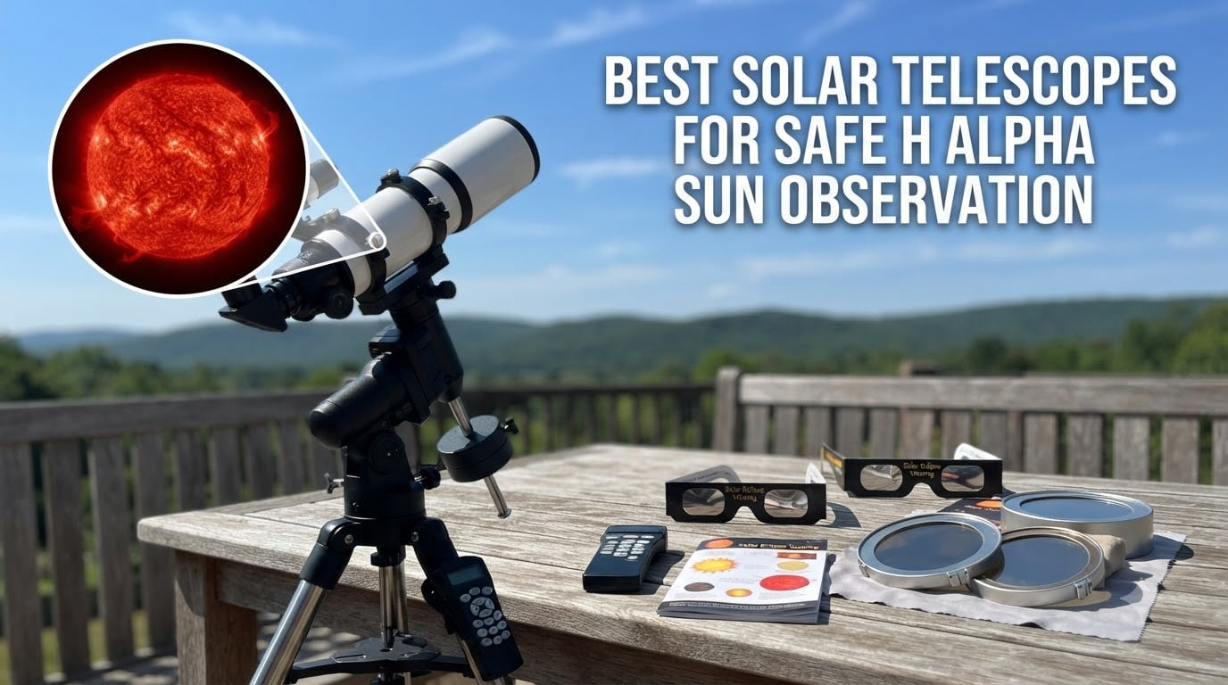 best solar telescopes for safe h alpha sun observation