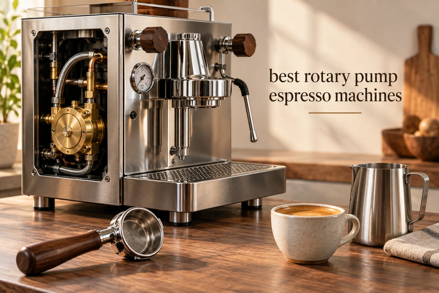 best rotary pump espresso machines