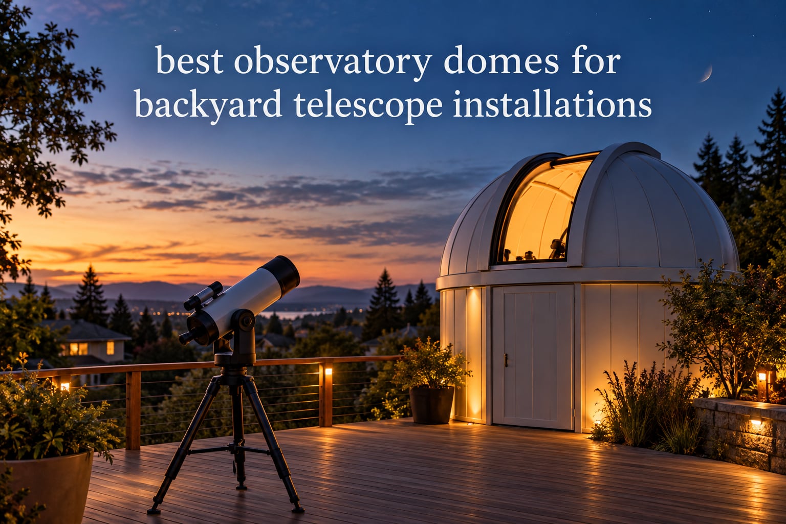 best observatory domes for backyard telescope installations