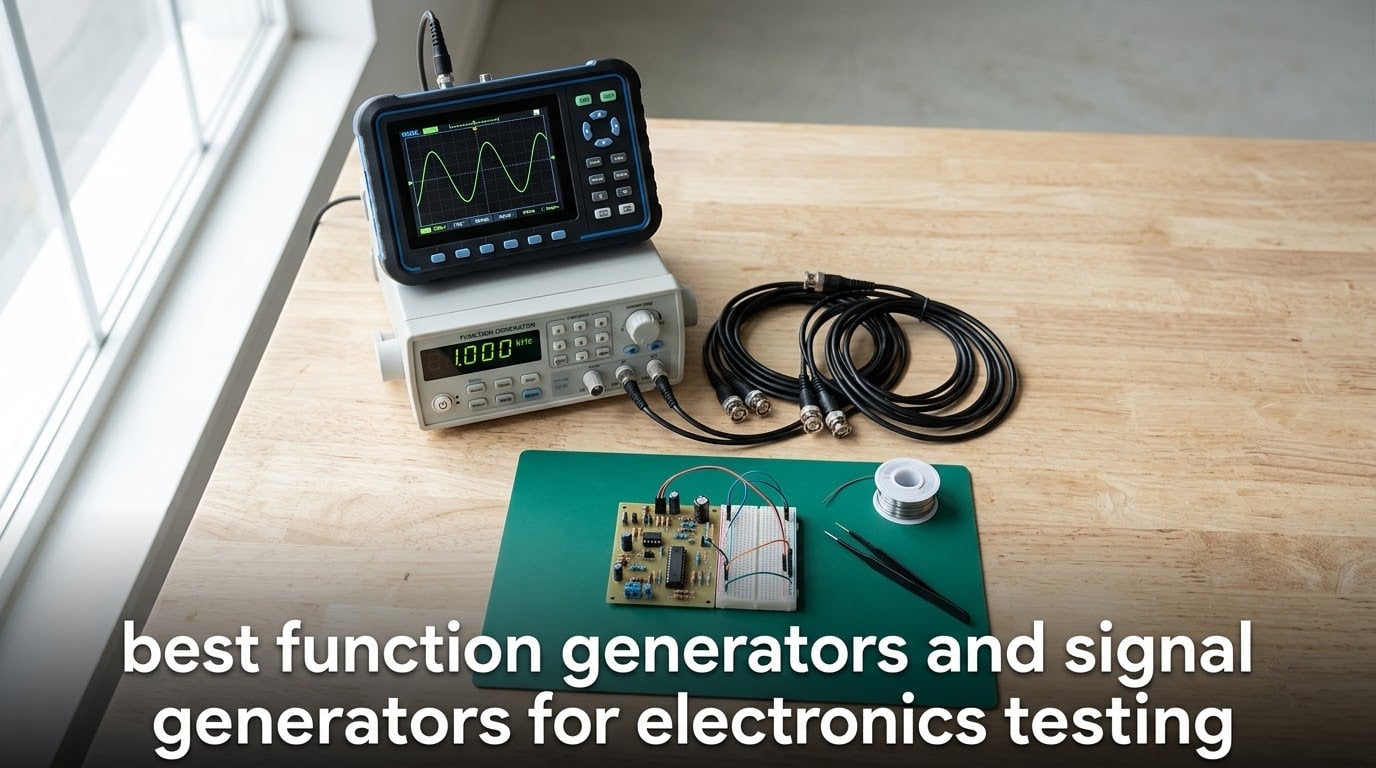 best function generators and signal generators for electronics testing