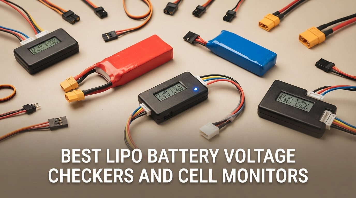 best lipo battery voltage checkers and cell monitors