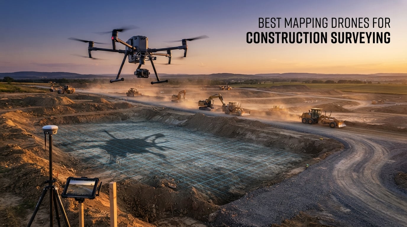 best mapping drones for construction surveying