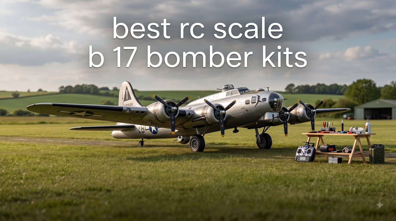 best rc scale b 17 bomber kits