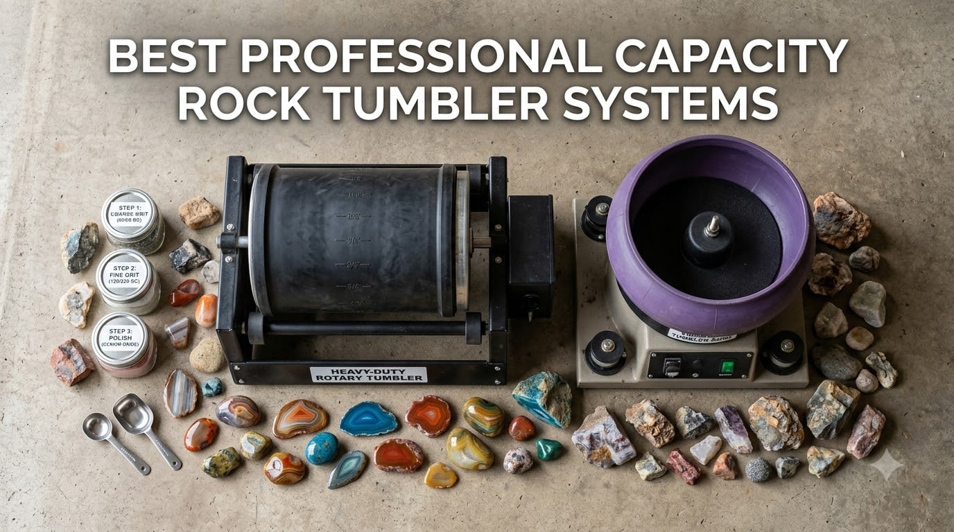 best professional capacity rock tumbler systems