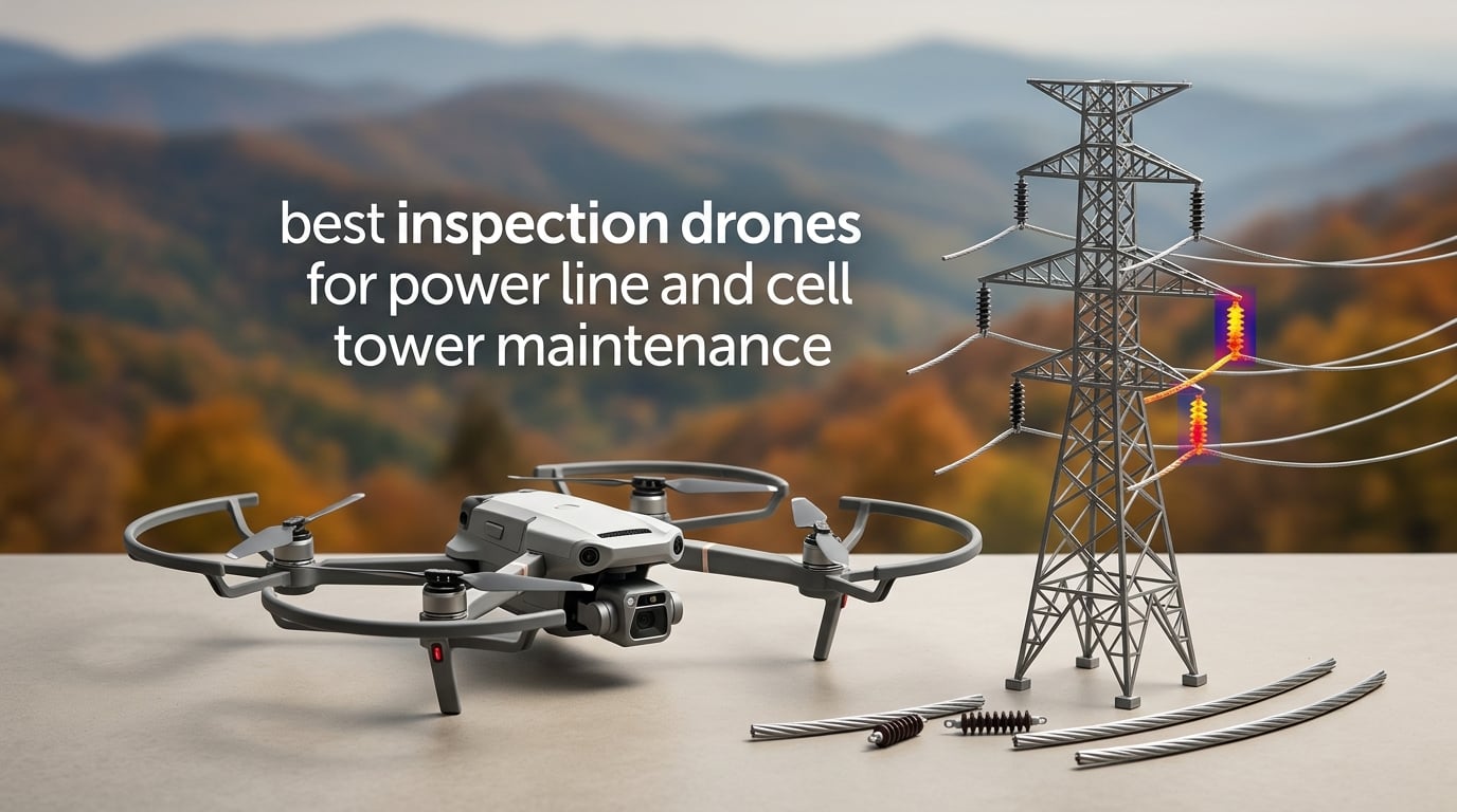 best inspection drones for power line and cell tower maintenance