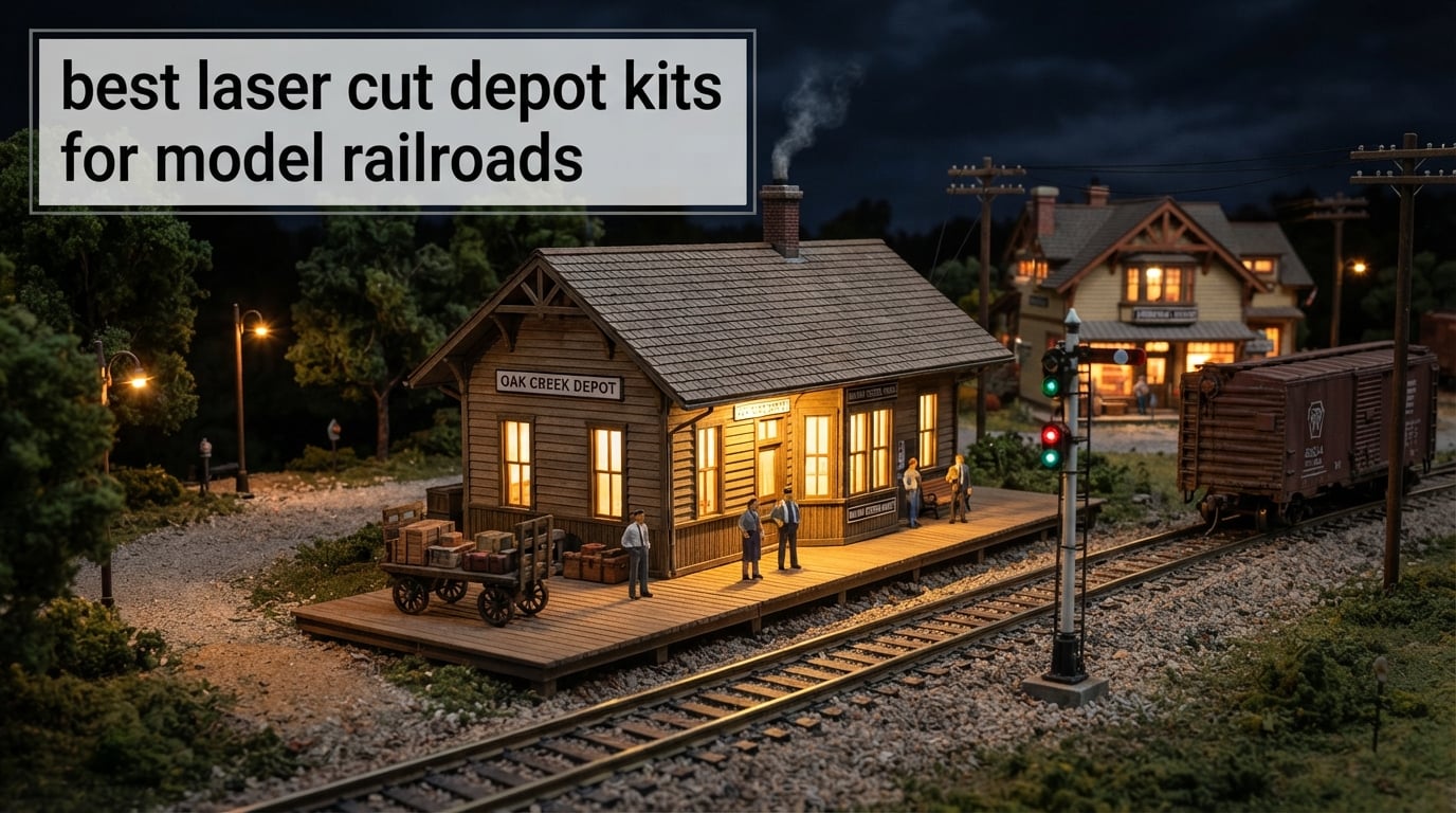 best laser cut depot kits for model railroads