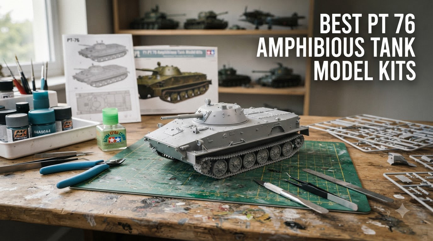 best pt 76 amphibious tank model kits