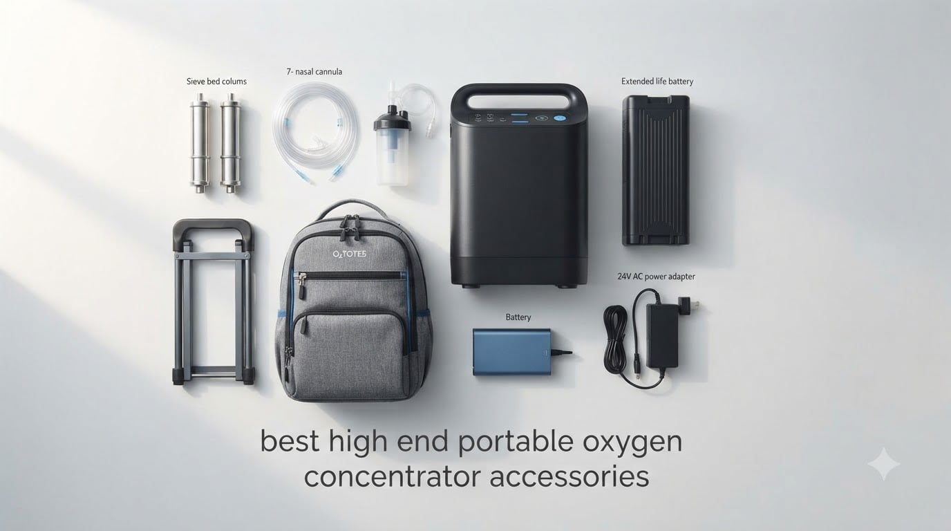 best high end portable oxygen concentrator accessories