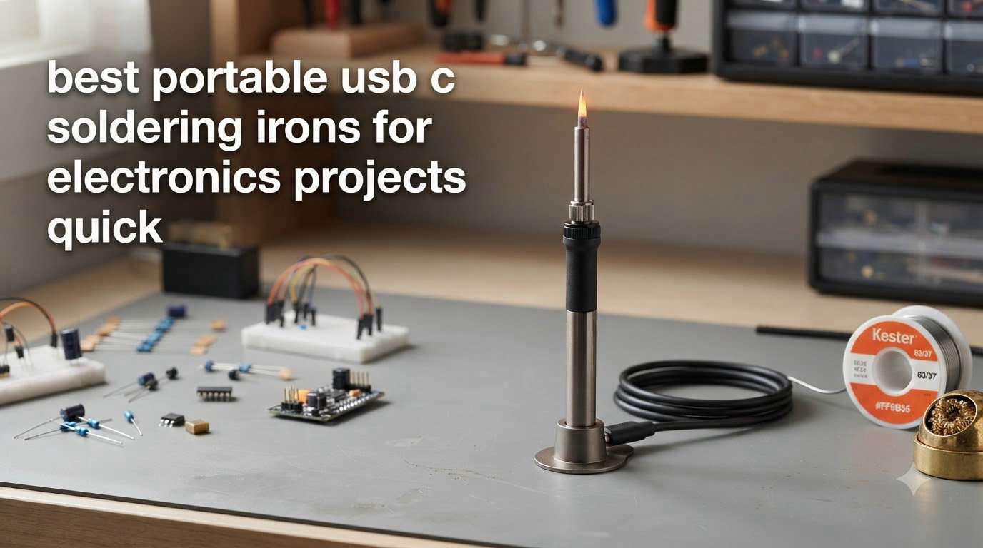 best portable usb c soldering irons for electronics projects quick