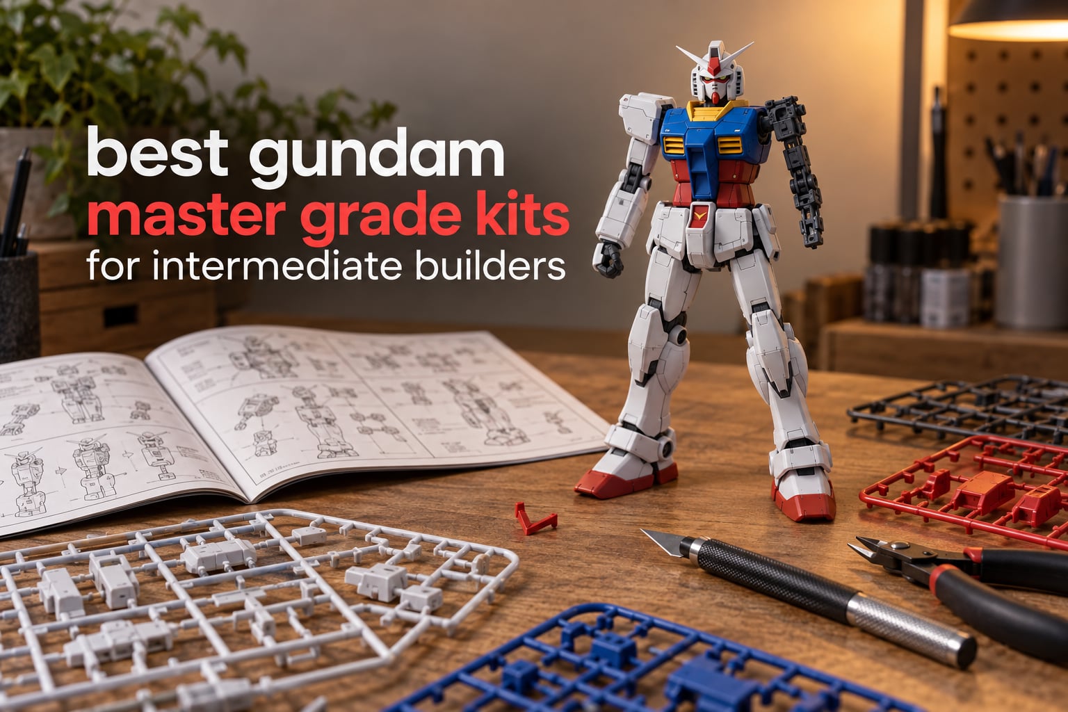 best gundam master grade kits for intermediate builders