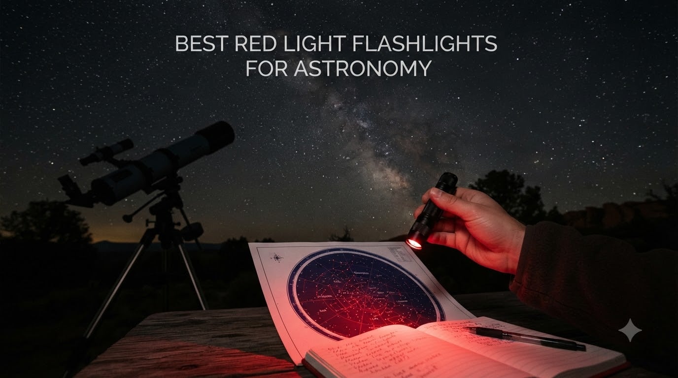 best red light flashlights for astronomy