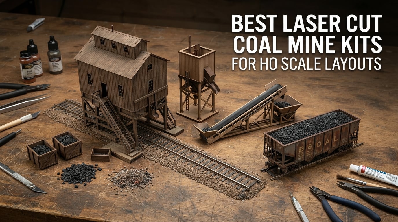 best laser cut coal mine kits for ho scale layouts