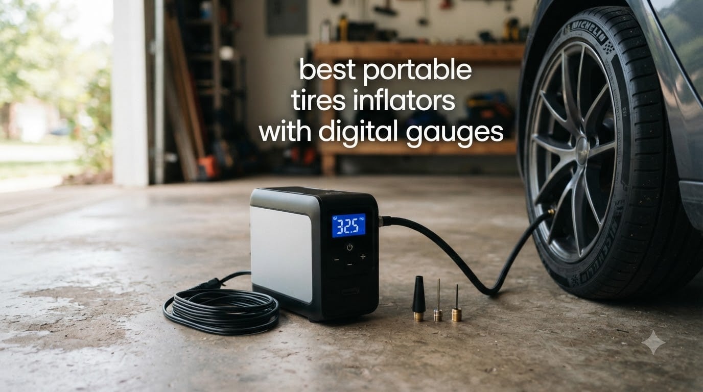best portable tires inflators with digital gauges