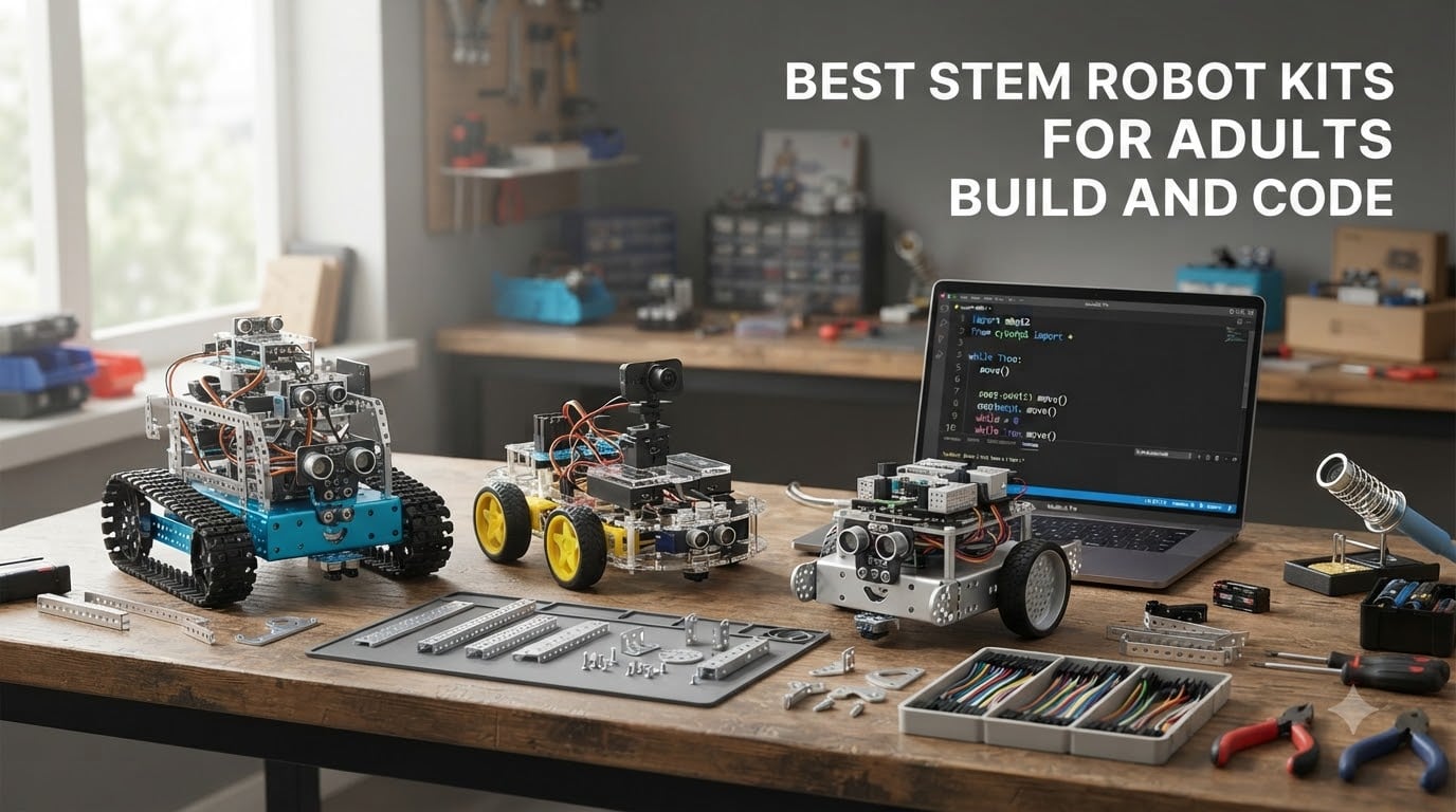 best stem robot kits for adults build and code