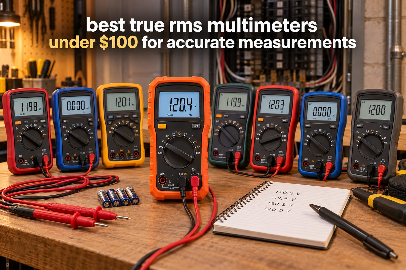 best true rms multimeters under $100 for accurate measurements