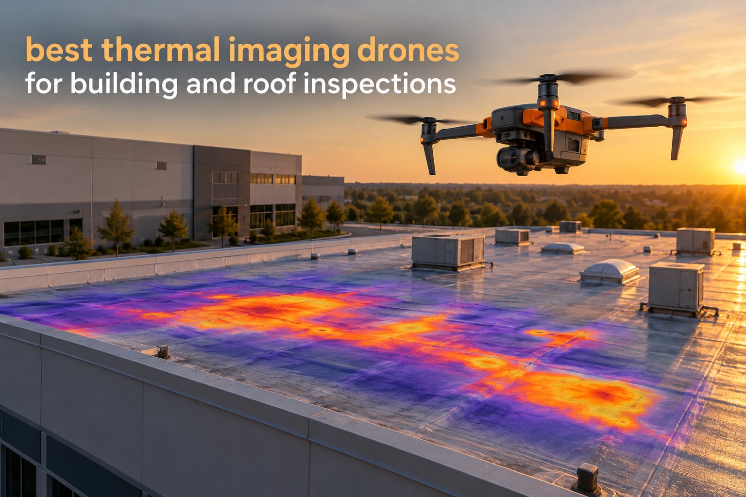 best thermal imaging drones for building and roof inspections