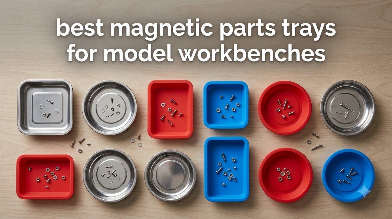 best magnetic parts trays for model workbenches