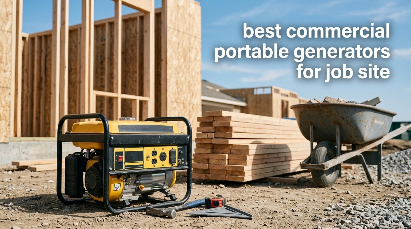 best commercial portable generators for job site