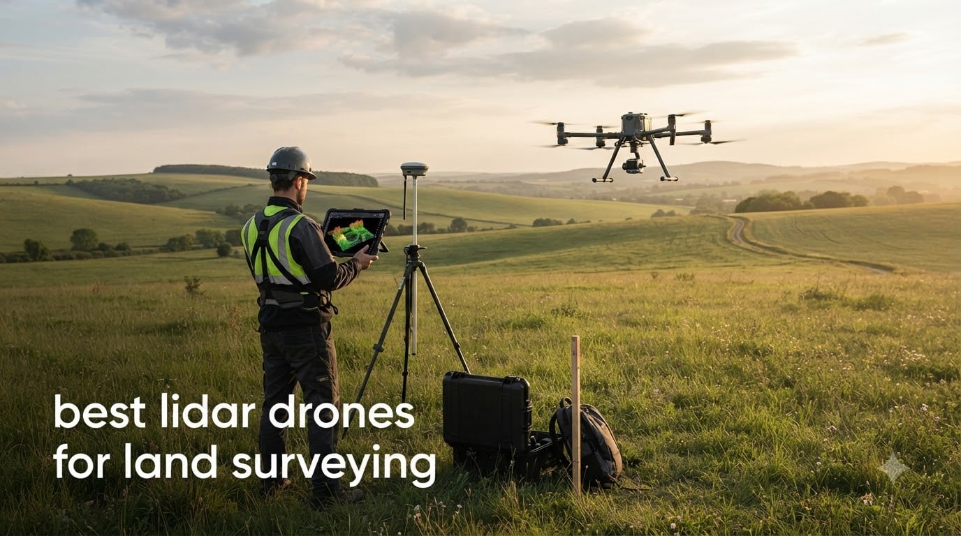 best lidar drones for land surveying