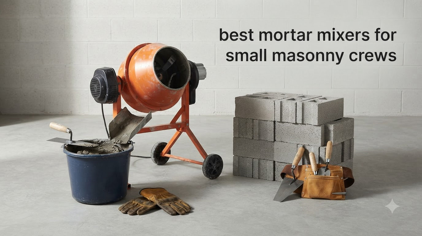 best mortar mixers for small masonry crews